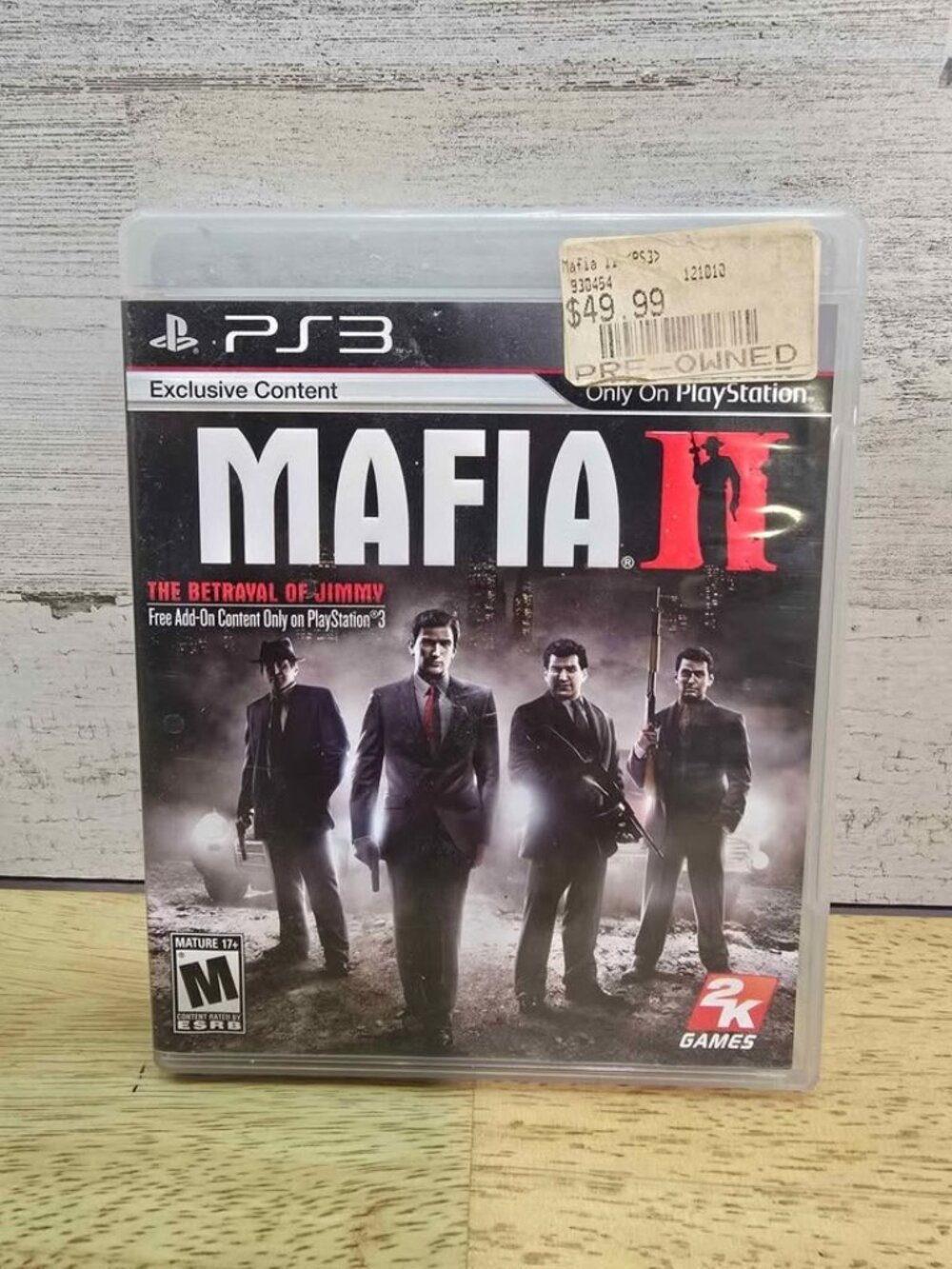 Mafia II 2 (Sony PlayStation 3, 2010) PS3 Complete CIB